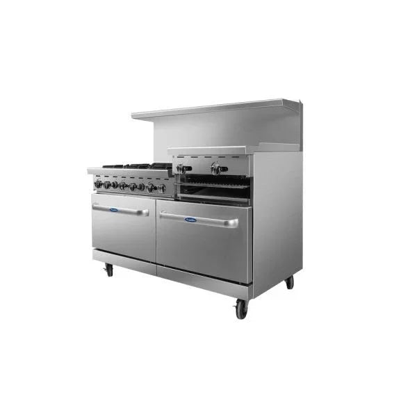 Atosa AGR-6B-24RGB-LP | Cook Rite | Range | LP gas | 60 in W x 31-1/2 in D x 57-1/2 in H | (6) 32,000 BTU hot