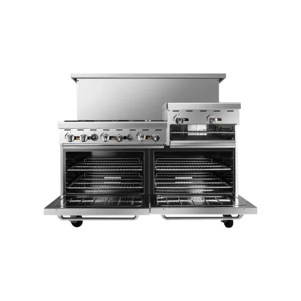 Atosa AGR-6B-24RGB-LP | Cook Rite | Range | LP gas | 60 in W x 31-1/2 in D x 57-1/2 in H | (6) 32,000 BTU hot