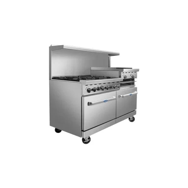 Atosa AGR-6B-24RGB-LP | Cook Rite | Range | LP gas | 60 in W x 31-1/2 in D x 57-1/2 in H | (6) 32,000 BTU hot