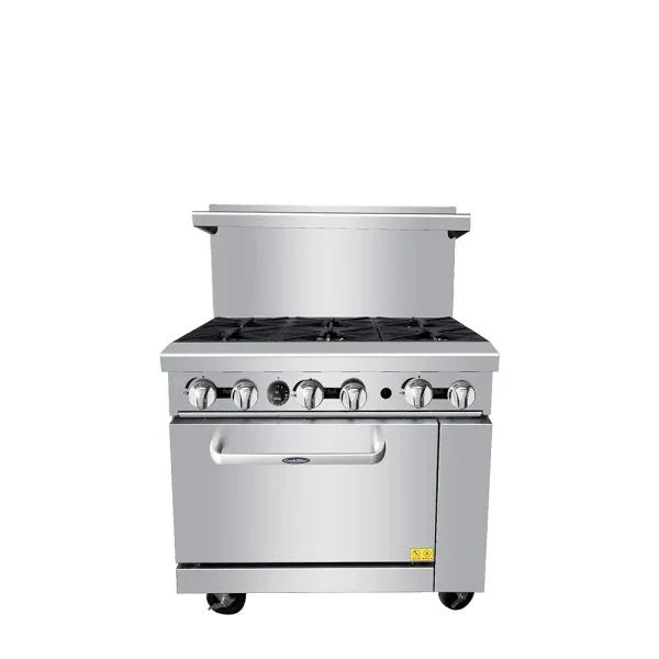 Atosa AGR-6B-NG | Cook Rite | 36" 6-Burner Cookrite Gas Range | NG