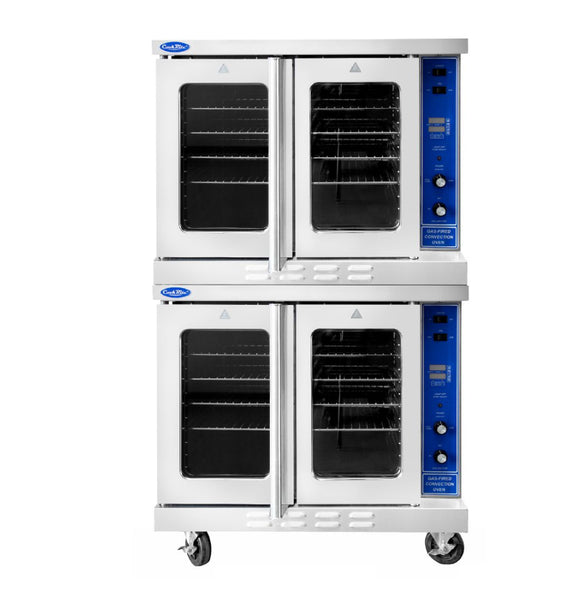 Atosa ATCO-513NB-1 CookRite Convection Oven, gas, single-deck, standard depth, independent doors, 1