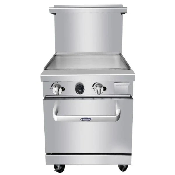 Atosa AGR-24G-NG | Cook Rite | 24" Cookrite Gas Griddle | Standard Oven Range | NG