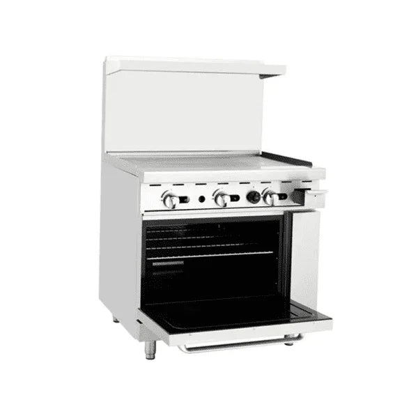 Atosa AGR-36G-LP | Cook Rite | 36" Cookrite Range | Manual Griddle Top | LPG