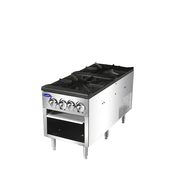 Atosa ATSP-18-2 | Cook Rite | 40" Cookrite Stock Pot Stove | Two Gas Burners