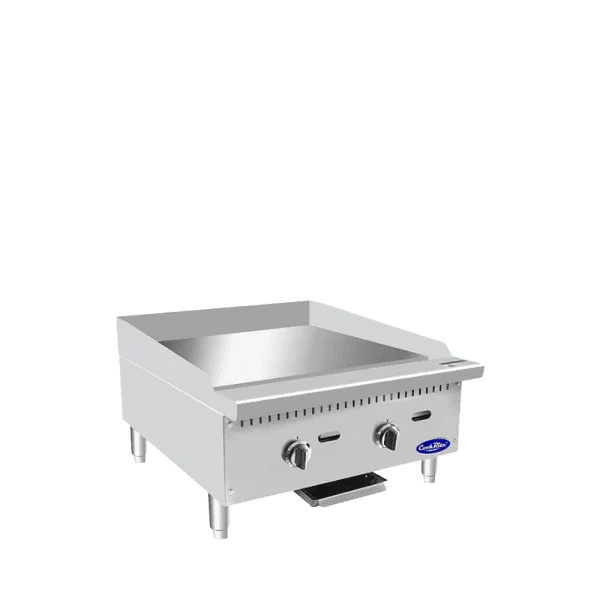 Atosa ATTG-24 | Cook Rite | 24" Gas Griddle | Thermostatic Control | 1" Griddle Plate