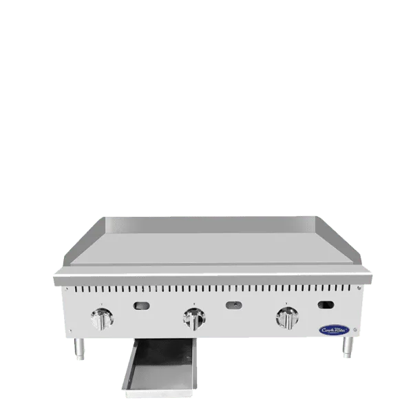 Atosa ATTG-36 | Cook Rite | 36" Thermostatic Griddle | 1" Griddle Plate