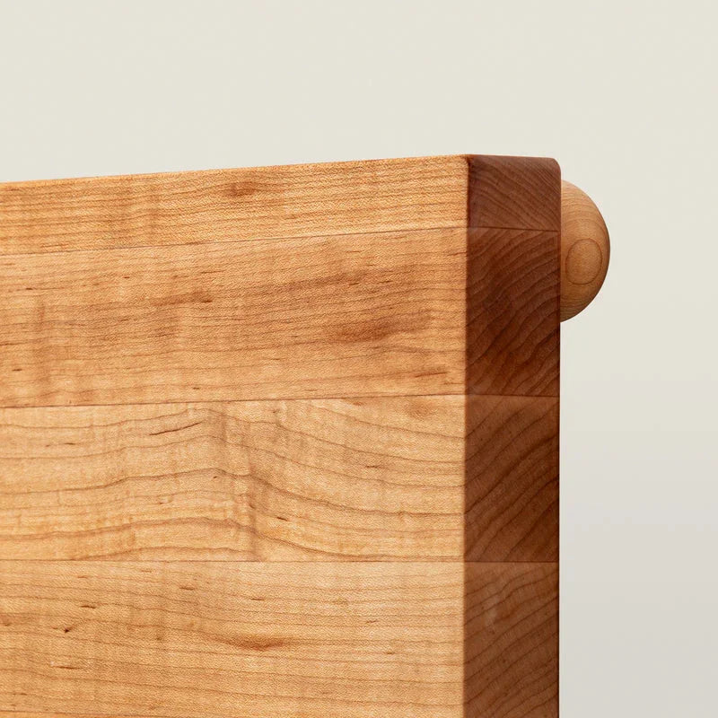 John Boos Maple Square Cutting Board with Feet, 12" x 12" x 1.5" | B12S