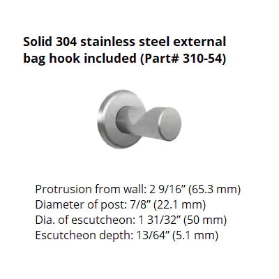 Koala Kare KB301-01SS Wall Mount Baby Station