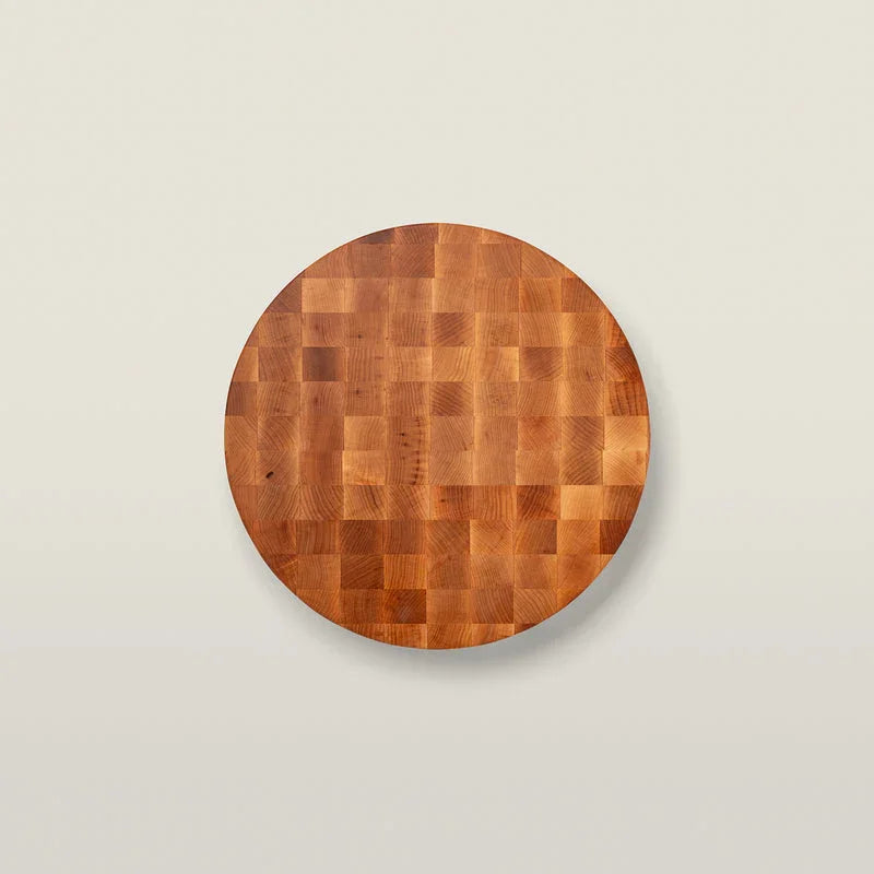 John Boos Reversible Round Maple Chopping Block, 18" x 3" | CCB183-R