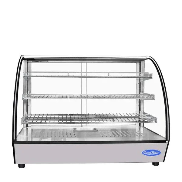 Atosa CHDC-56 | Cook Rite | 35" Curved Glass Countertop Heated Display Case | 5.6 Cu. Ft.