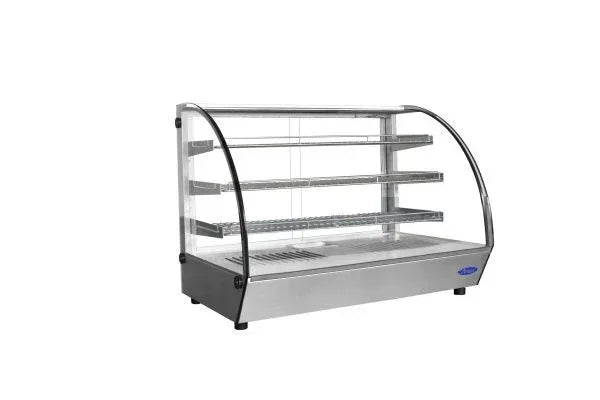 Atosa CHDC-56 | Cook Rite | 35" Curved Glass Countertop Heated Display Case | 5.6 Cu. Ft.