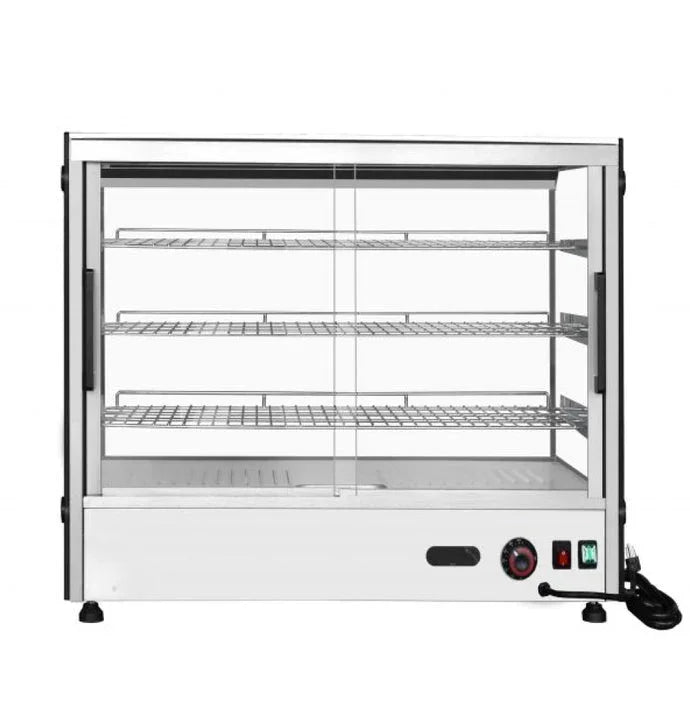 Atosa CHDS-71 | Cook Rite | 35" Square Glass Countertop Heated Display Case | 7.1 Cu. Ft.