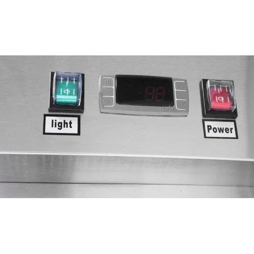 Atosa CRDS-42 | 28" Full Service Countertop Refrigerated Display Case | 4.2 Cu. Ft.