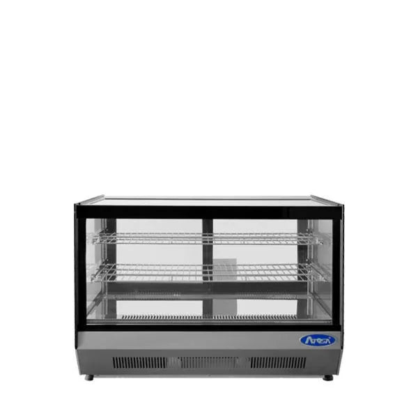 Atosa CRDS-56 | 35" Full Service Countertop Refrigerated Square Display Case  5.6 Cu. Ft.