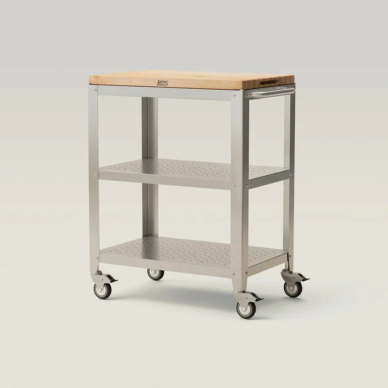 John Boos Maple Cucina Culinarte Cart with Removable Cutting Board |  CU-CULART30