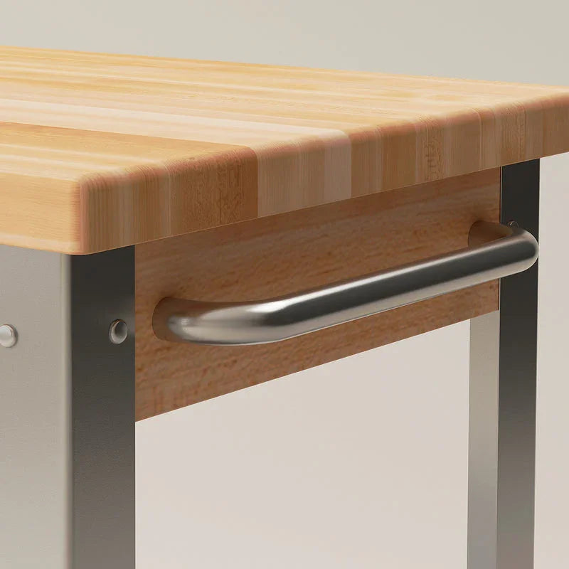 John Boos Maple Cucina Elegante Kitchen Cart (Single Drop Leaf), 40" x 20" x 35" | CUCE40