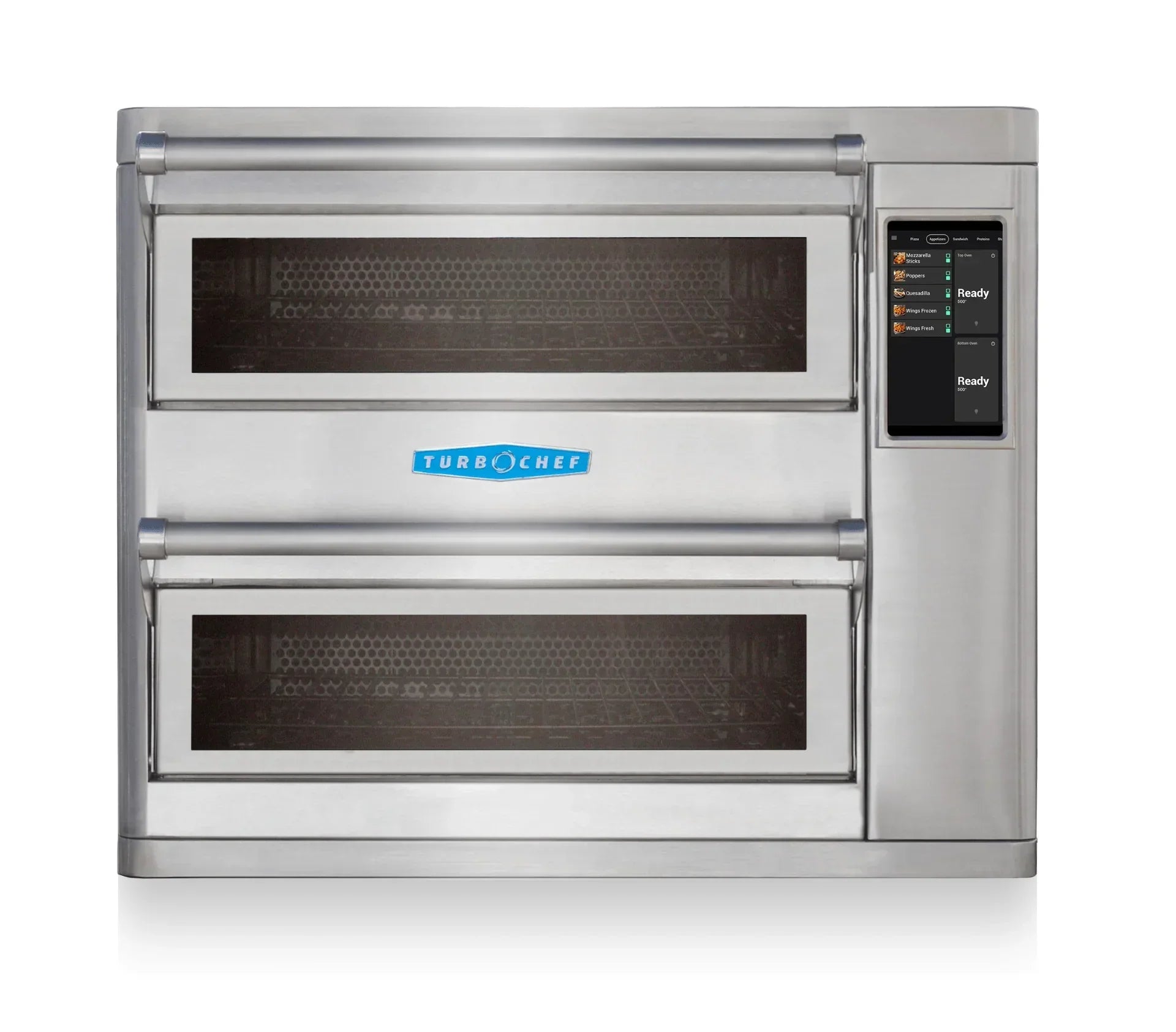 Turbochef DOUBLE BATCH, 3 PH, SOLID DOORS HHD-9500-878-DL Double Batch Oven with solid doors, electric, 3-phase ventless,