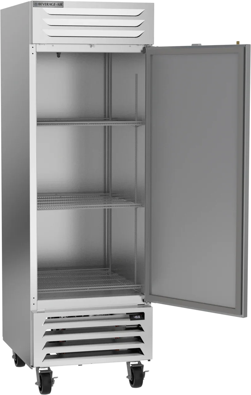 Beverage Air 26" Vista Series Solid Door Reach-In Freezer, Bottom Mounted, 23.32 cu. ft. | FB23HC-1S