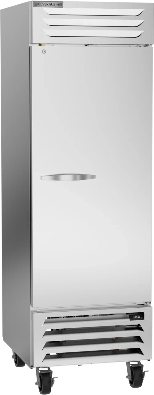 Beverage Air 26" Vista Series Solid Door Reach-In Freezer, Bottom Mounted, 23.32 cu. ft. | FB23HC-1S
