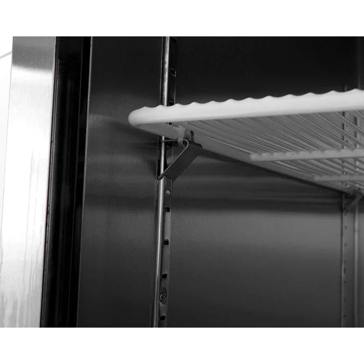 Atosa MBF8519GR | 24" 1-Right Door  Reach-In Refrigerator  Bottom Mounted  8.3 Cu. Ft.