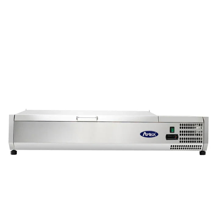 Atosa MSCT-48-10 | 50" Refrigerated Countertop Prep Station  1.5 Cu. Ft.