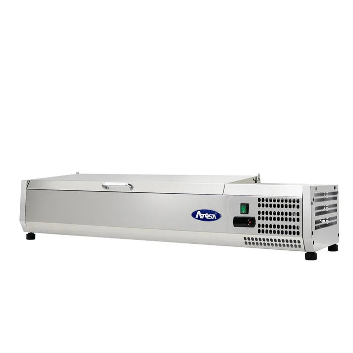 Atosa MSCT-48-10 | 50" Refrigerated Countertop Prep Station  1.5 Cu. Ft.