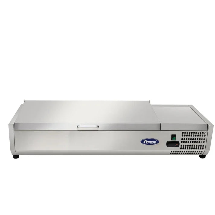 Atosa MSCT-48-10 | 50" Refrigerated Countertop Prep Station  1.5 Cu. Ft.