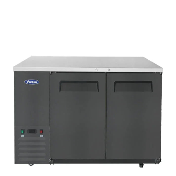 Atosa SBB48GRAUS2 | 48" Back Bar Cooler  Two-Section Storage  11.5 Cu. Ft.