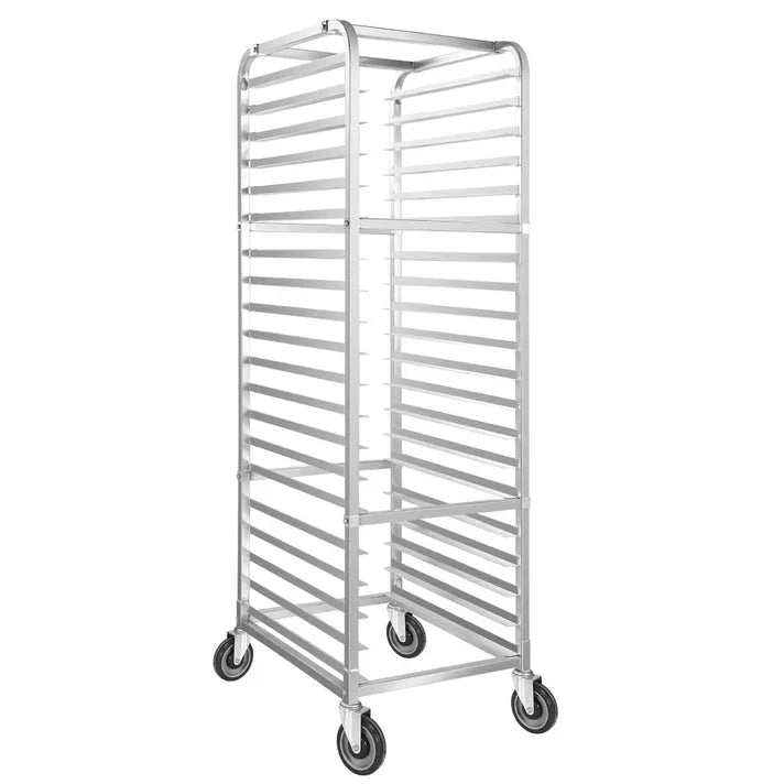 Atosa MPRA-20 | Mixrite | 20-Tier Aluminum Pan Rack | Bun Tray Rack | With Casters