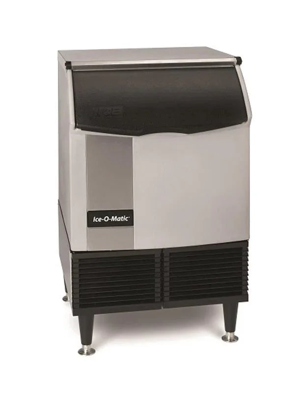 ICE-O-MATIC 24.5" Air Cooled Undercounter Full Cube Ice Machine with 70 lb. Bin, Self-contained (238 lb. produced/day) | ICEU220FA