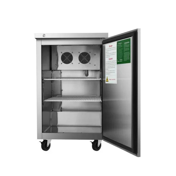 Atosa MBB23GR | 23" 1-Solid Door Back Bar Cooler | 8.2 Cu. Ft.