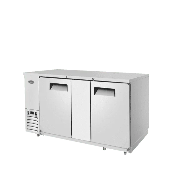 Atosa MBB69GR | 69" 2-Door Back Bar Cooler  21.5 Cu. Ft.
