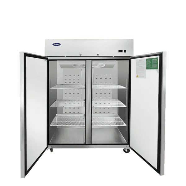 Atosa MBF8002GR | 52" 2-Door Reach-In Freezer  Top Mounted
