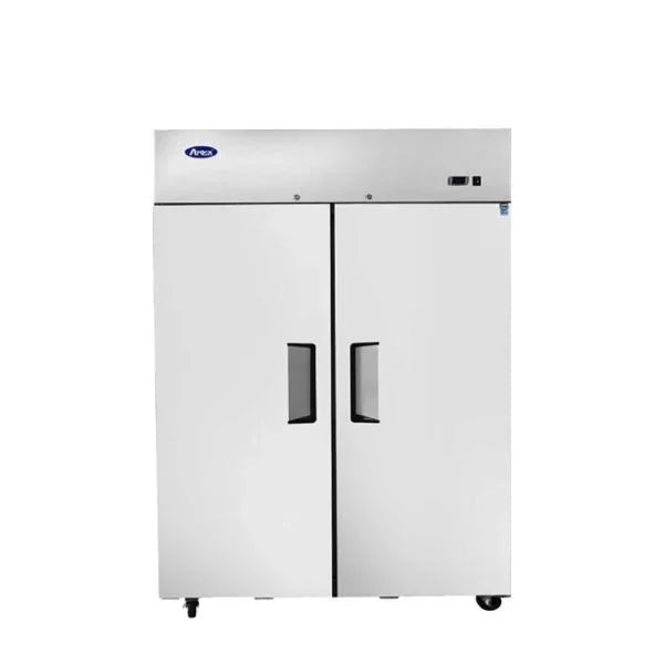 Atosa MBF8005GR | 51" 2-Door Solid Reach-In Refrigerator  Top Mounted  43.20 Cu. Ft.