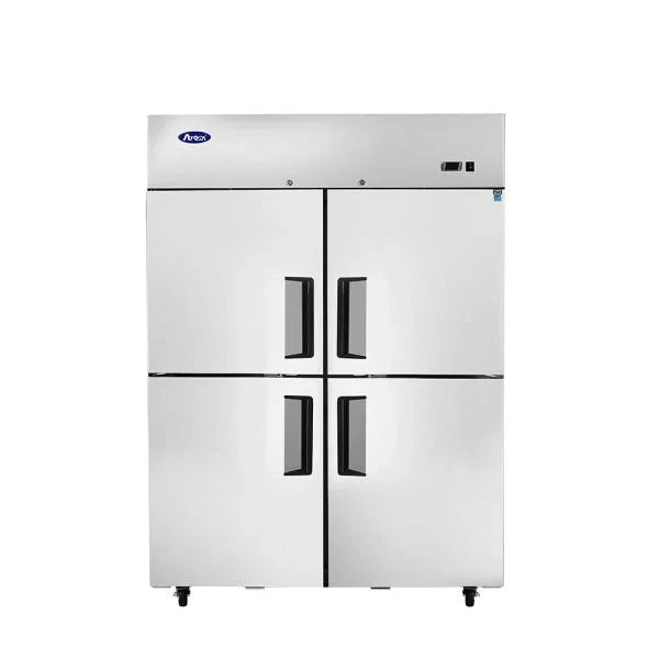 Atosa MBF8008GR | 51" 4-Divided Door Reach-In Freezer | Top Mounted