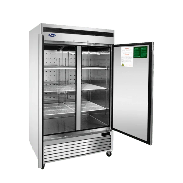 Atosa MBF8503GR | 54" 2-Solid Door Reach-In Freezer  44.77 Cu. Ft.