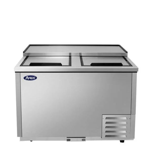 Atosa MBGF48GR | 50" 2-Door Glass Plate Chiller/Froster  13.1 Cu. Ft.