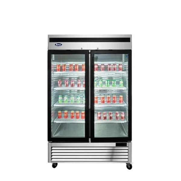 Atosa MCF8703ES | 54" 2-Glass Door Merchandiser Freezer  44.8 Cu. Ft.