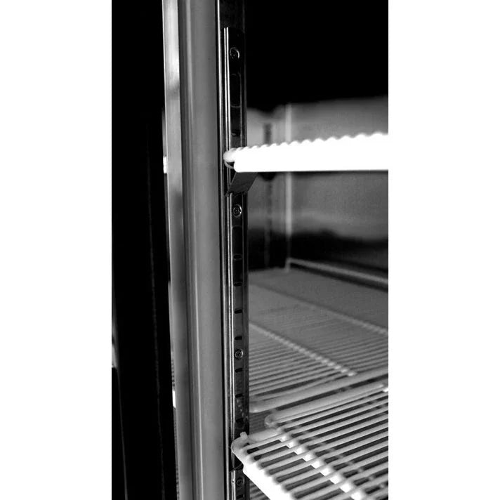 Atosa MCF8709GR | 54" 2-Sliding Glass Door Refrigerator  Bottom Mounted  44.85 Cu. Ft.