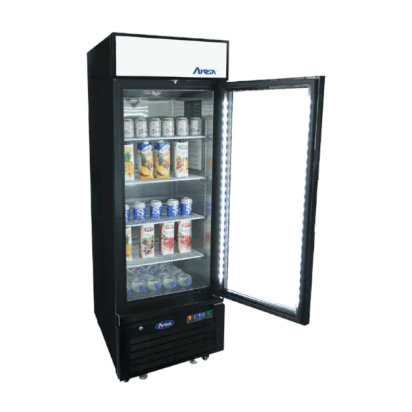 Atosa MCF8725GR | 24" Refrigerated Merchandiser Cooler  Bottom Mounted