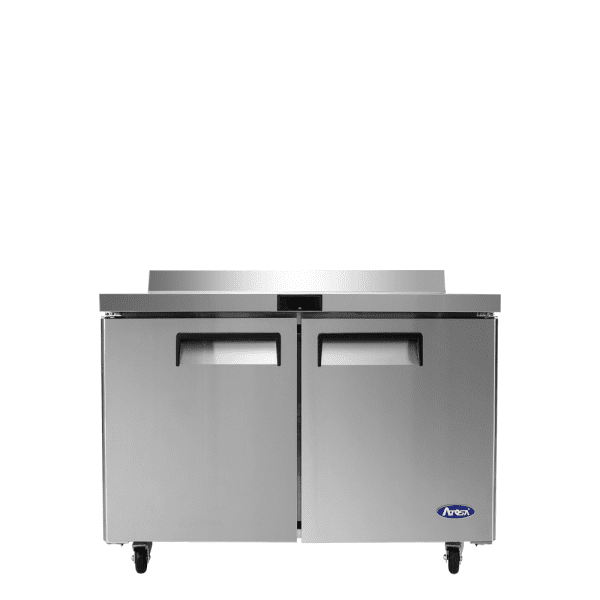 Atosa MGF8413GR Freezer Counter Work Top Two-Section Design 13.4 cu. ft.