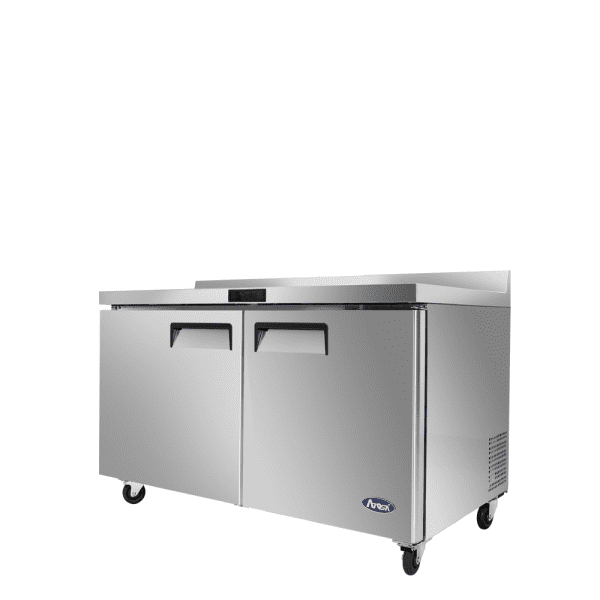Atosa MGF8413GR Freezer Counter Work Top Two-Section Design 13.4 cu. ft.