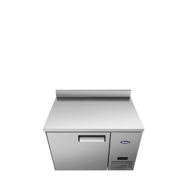 Atosa MGF44GR Worktop Refrigerator with 4-inch Backsplash and One Section