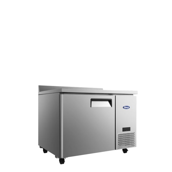 Atosa MGF44GR Worktop Refrigerator with 4-inch Backsplash and One Section