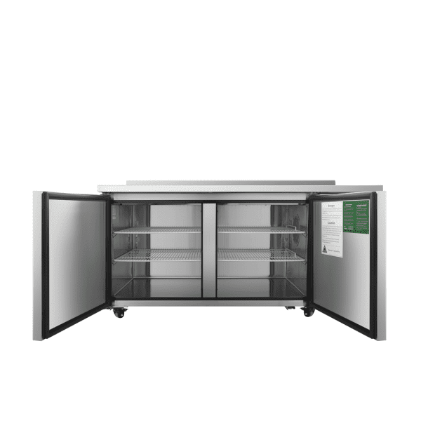 Atosa MGF67GR Worktop Refrigerator with 4 in Backsplash and One Section
