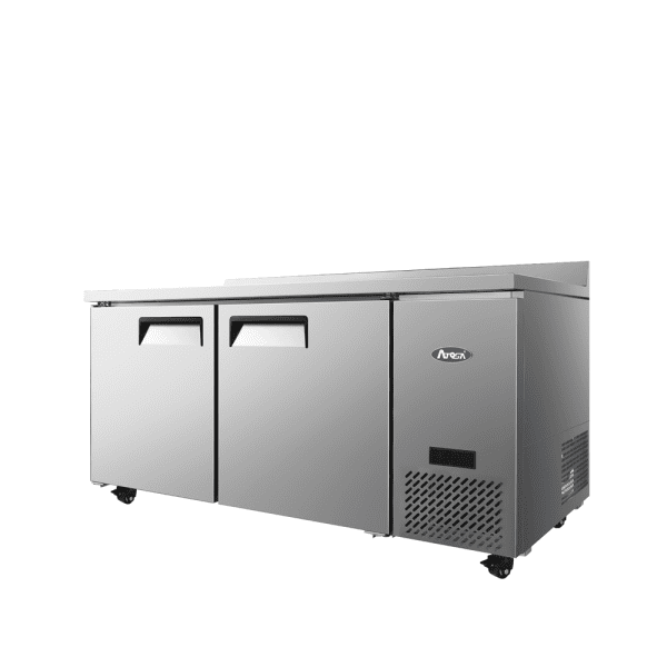 Atosa MGF67GR Worktop Refrigerator with 4 in Backsplash and One Section