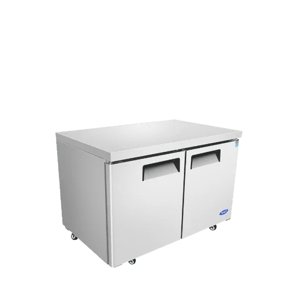 Atosa MGF8406GR | 48" 2-Door Undercounter Freezer  13.4 Cu. Ft.