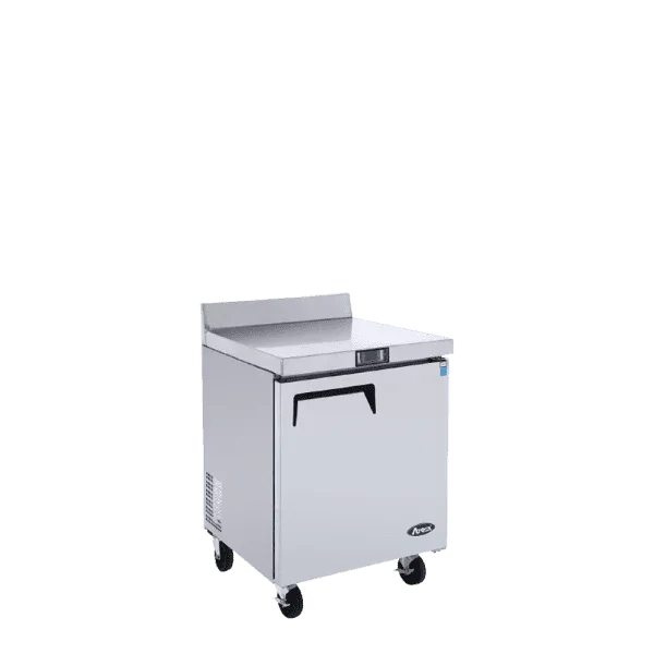 Atosa MGF8412GR Freezer Counter with Backsplash and One Section 7.2 cu. ft.