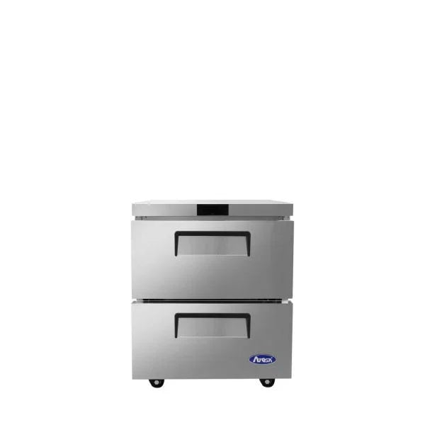 Atosa MGF8420GR | Undercounter Freezer  reach in  one-section  (2) drawers  rear mount self