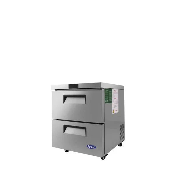 Atosa MGF8420GR | Undercounter Freezer  reach in  one-section  (2) drawers  rear mount self